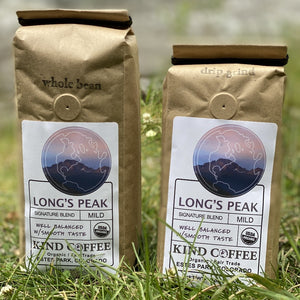 Bag of mild coffee - well balanced with smooth taste. Organic, fair trade.
